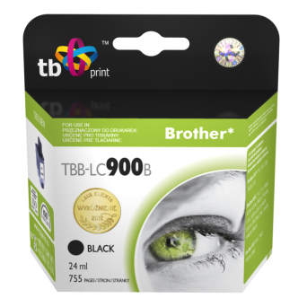 Tusz do Brother LC900 TBB-LC900B BK 100% nowy | 5901500500388