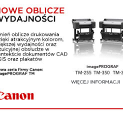 Canon imagePROGRAF TM-255 24" + podstawa + HDD (CF6238C003AA)